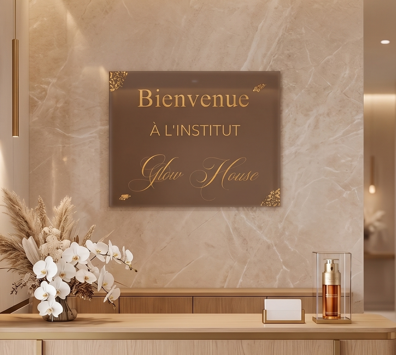 Panneau Institut De Beauté