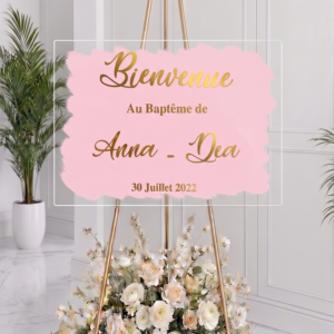 Panneau Baptême