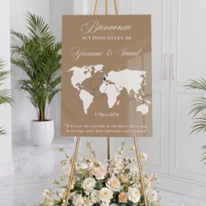 Panneau Carte du Monde