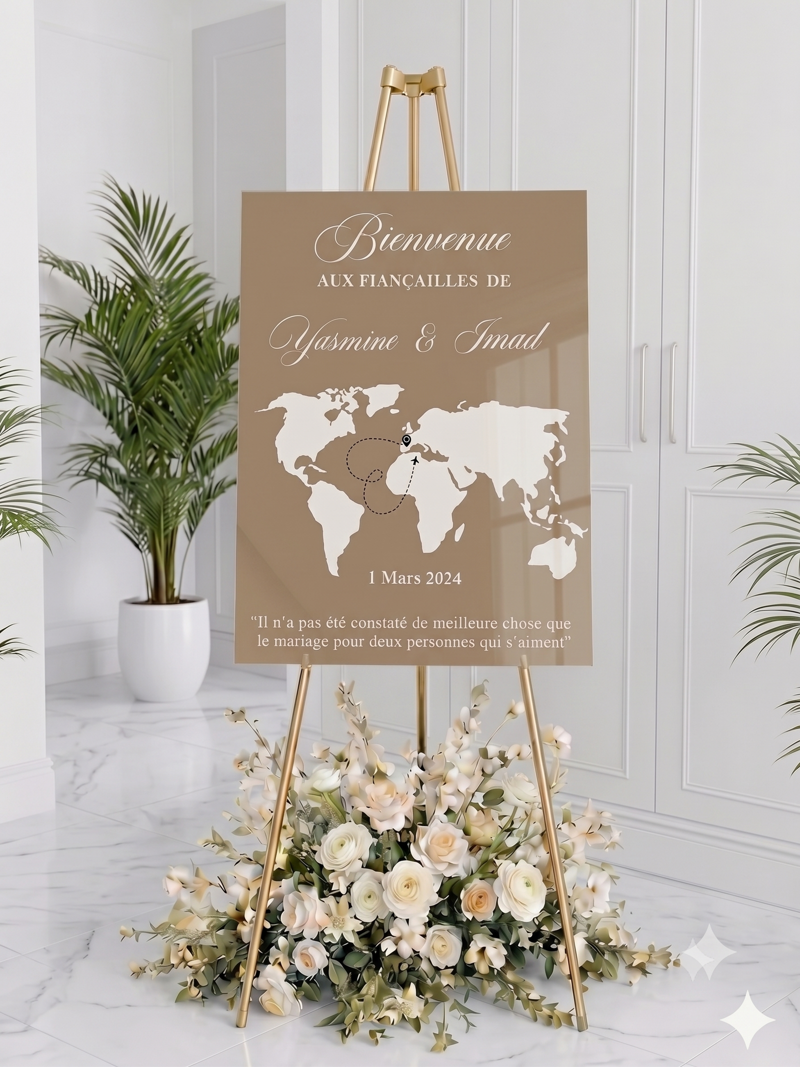 Panneau Carte du Monde