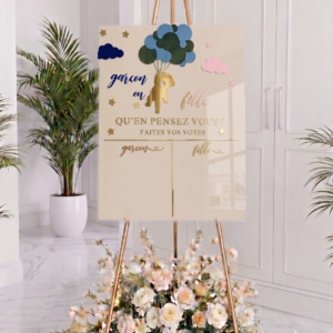 Panneau Gender Reveal