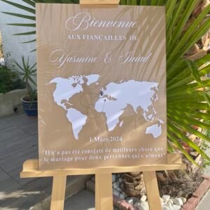 Panneau Carte du Monde